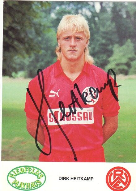 Autogramm Fussball | Rot-Weiss Essen | 1986 | Dirk HEITKAMP