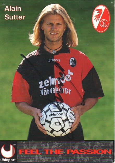 Autogramm Fussball | SC Freiburg | 1996 | Alain SUTTER