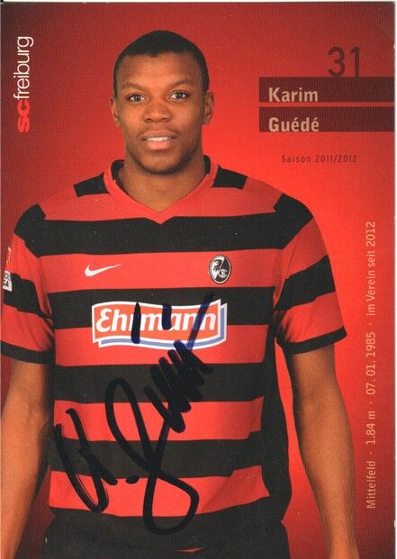 Autogramm Fussball | SC Freiburg | 2011 | Karim GUEDE
