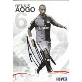 Autogramm Fussball | Hamburger SV | 2009 | Dennis AOGO