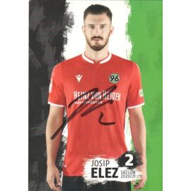 Autogramm Fussball | Hannover 96 | 2020 | Josip ELEZ