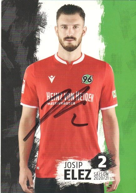 Autogramm Fussball | Hannover 96 | 2020 | Josip ELEZ