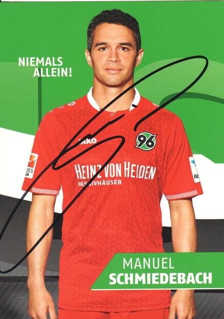 Autogramm Fussball | Hannover 96 | 2015 | Manuel SCHMIEDEBACH