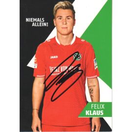 Autogramm Fussball | Hannover 96 | 2015 | Felix KLAUS