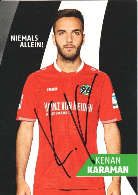 Autogramm Fussball | Hannover 96 | 2015 | Kenan KARAMAN