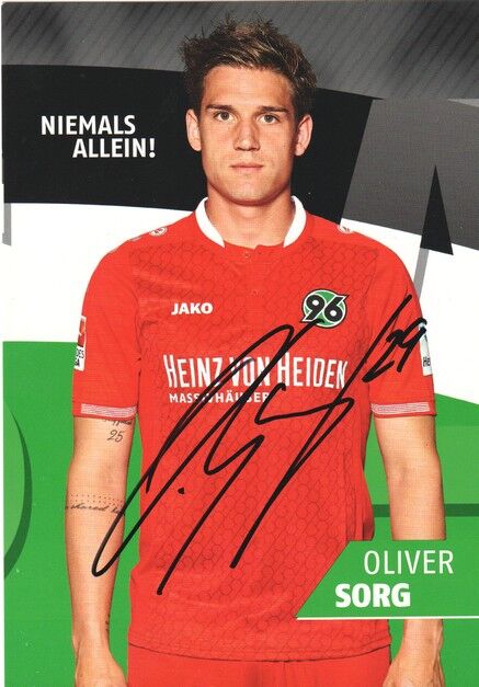Autogramm Fussball | Hannover 96 | 2015 | Oliver SORG