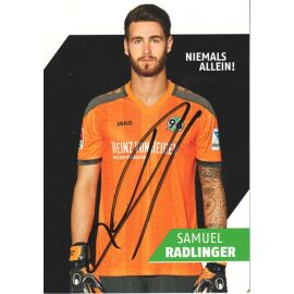 Autogramm Fussball | Hannover 96 | 2015 | Samuel RADLINGER