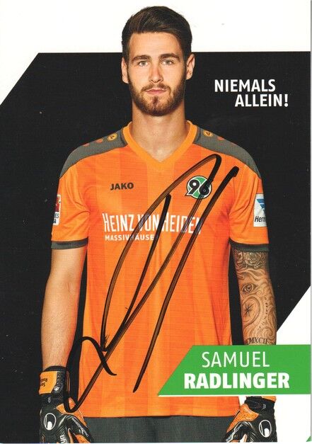 Autogramm Fussball | Hannover 96 | 2015 | Samuel RADLINGER