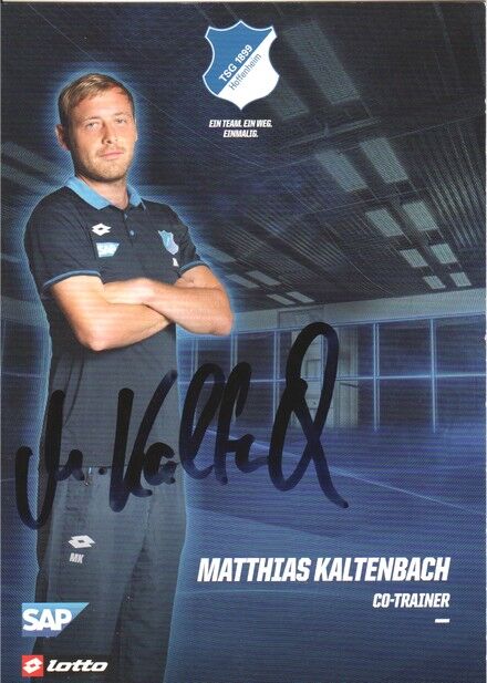 Autogramm Fussball | TSG 1899 Hoffenheim | 2016 | Matthias KALTENBACH