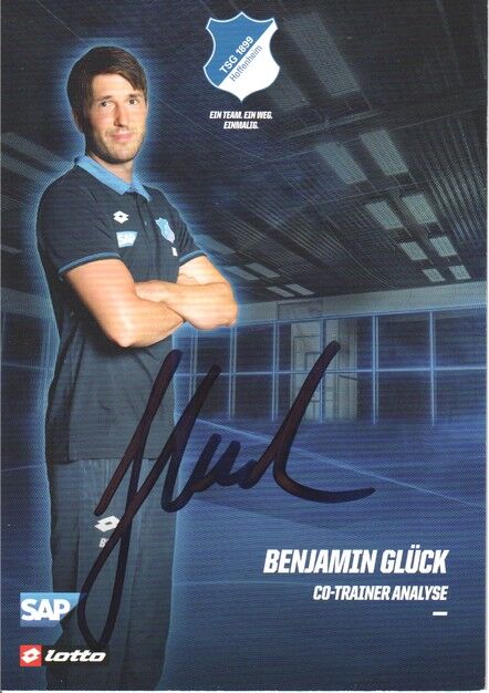 Autogramm Fussball | TSG 1899 Hoffenheim | 2016 | Benjamin GLÜCK