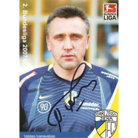 Autogramm Fussball | FC Carl Zeiss Jena | 2007 | Valdas IVANAUSKAS