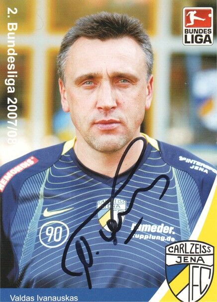 Autogramm Fussball | FC Carl Zeiss Jena | 2007 | Valdas IVANAUSKAS