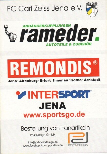 Autogramm Fussball | FC Carl Zeiss Jena | 2007 | Valdas IVANAUSKAS