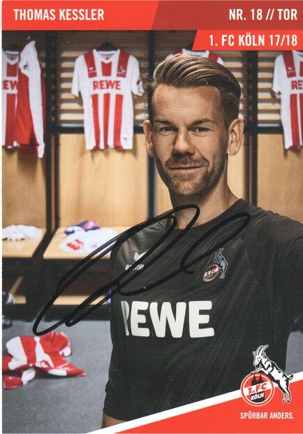 Autogramm Fussball | 1. FC Köln | 2017 | Thomas KESSLER