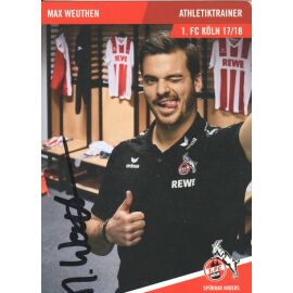 Autogramm Fussball | 1. FC Köln | 2017 | Max WEUTHEN
