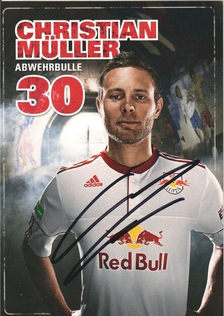 Autogramm Fussball | RB Leipzig | 2011 | Christian MÜLLER