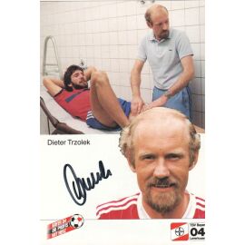 Autogramm Fussball | Bayer Leverkusen | 1985 | Dieter TRZOLEK