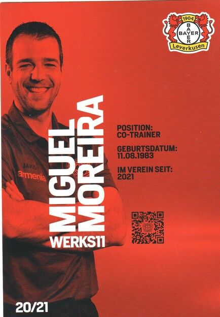 Autogramm Fussball | Bayer Leverkusen | 2020 | Miguel MOREIRA