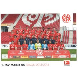 Mannschaftskarte Fussball | FSV Mainz 05 | 2015