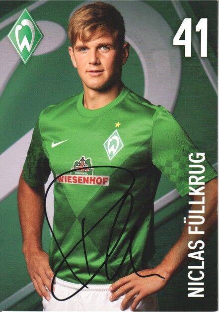 Autogramm Fussball | SV Werder Bremen | 2012 | Niclas FÜLLKRUG