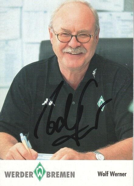 Autogramm Fussball | SV Werder Bremen | 2001 | Wolf WERNER