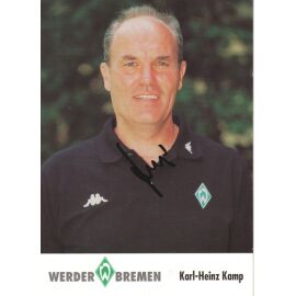 Autogramm Fussball | SV Werder Bremen | 2001 | Karl-Heinz KAMP