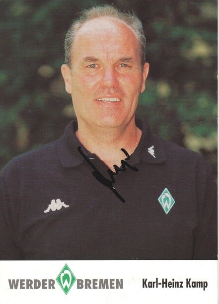 Autogramm Fussball | SV Werder Bremen | 2001 | Karl-Heinz KAMP