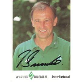 Autogramm Fussball | SV Werder Bremen | 2001 | Dieter BURDENSKI