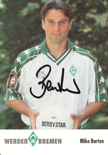 Autogramm Fussball | SV Werder Bremen | 2001 | Mike BARTEN