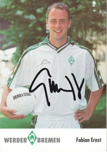 Autogramm Fussball | SV Werder Bremen | 2001 | Fabian ERNST