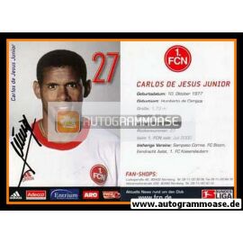 Autogramm Fussball | 1. FC Nürnberg | 2002 | Carlos DE JESUS JUNIOR