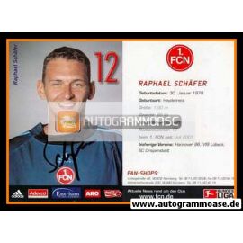 Autogramm Fussball | 1. FC Nürnberg | 2002 | Raphael SCHÄFER