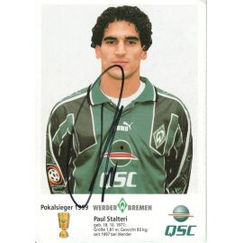 Autogramm Fussball | SV Werder Bremen | 1999 QSC | Paul STALTERI