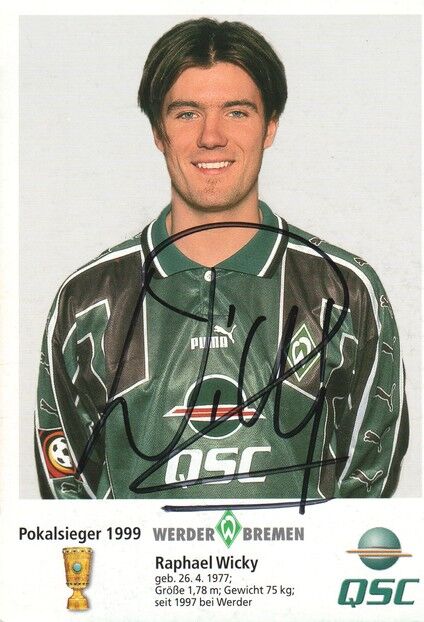 Autogramm Fussball | SV Werder Bremen | 1999 QSC | Frank ROST