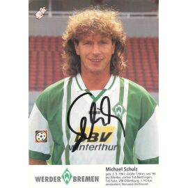 Autogramm Fussball | SV Werder Bremen | 1996 | Michael SCHULZ