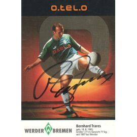 Autogramm Fussball | SV Werder Bremen | 1997 schwarz | Bernhard TRARES