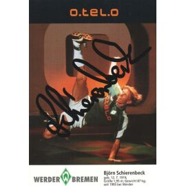 Autogramm Fussball | SV Werder Bremen | 1997 schwarz | Björn SCHIERENBECK