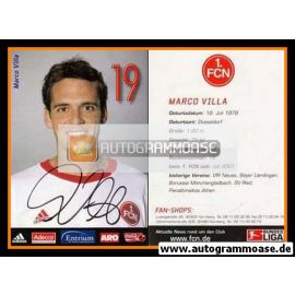 Autogramm Fussball | 1. FC Nürnberg | 2002 | Marco VILLA