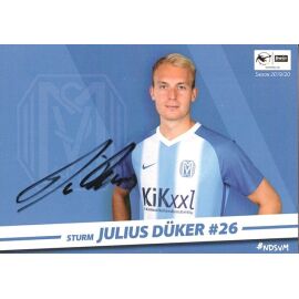 Autogramm Fussball | SV Meppen | 2019 | Julius DÜKER