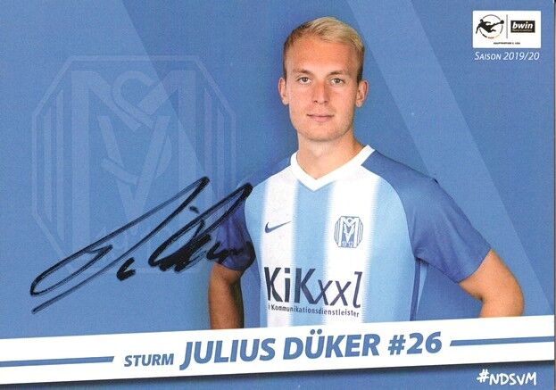 Autogramm Fussball | SV Meppen | 2019 | Julius DÜKER