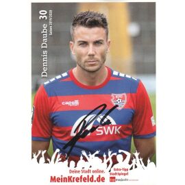 Autogramm Fussball | KFC Uerdingen 05 | 2019 | Dennis DAUBE