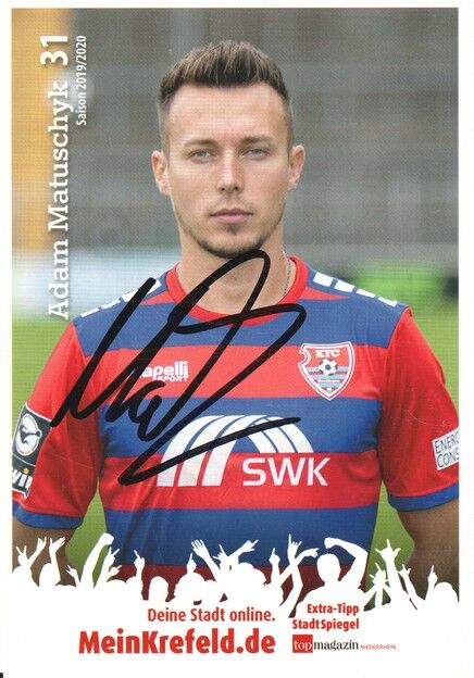 Autogramm Fussball | KFC Uerdingen 05 | 2019 | Adam MATUSCHYK