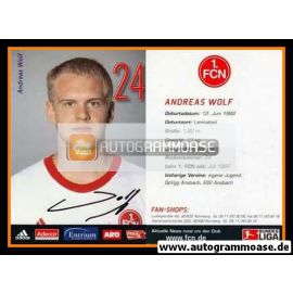 Autogramm Fussball | 1. FC Nürnberg | 2002 | Andreas WOLF