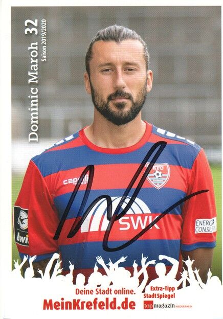 Autogramm Fussball | KFC Uerdingen 05 | 2019 | Dominic MAROH