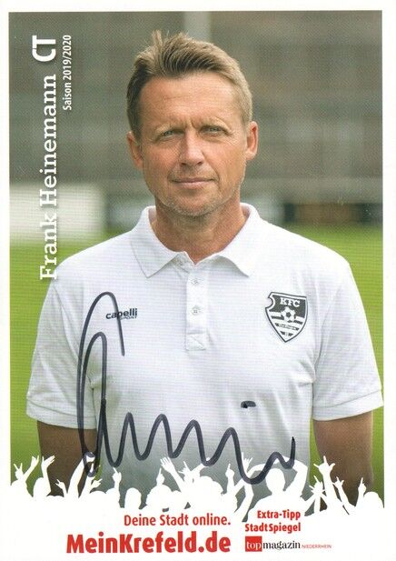 Autogramm Fussball | KFC Uerdingen 05 | 2019 | Frank HEINEMANN