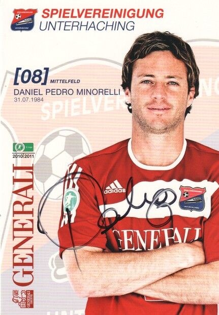 Autogramm Fussball | SpVgg Unterhaching | 2010 | Daniel MINORELLI