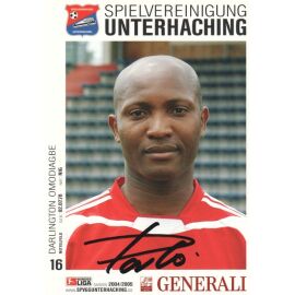 Autogramm Fussball | SpVgg Unterhaching | 2004 | Darlington OMODIAGBE