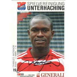 Autogramm Fussball | SpVgg Unterhaching | 2004 | Charles AKONNOR