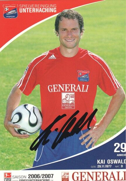 Autogramm Fussball | SpVgg Unterhaching | 2006 | Kai OSWALD