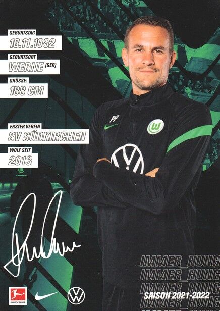 Autogramm Fussball | VfL Wolfsburg | 2021 | Pascal FORMANN